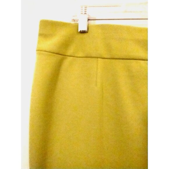 Lane Bryant Ponte Skirt Zip Back Pencil Stretch Women's Spring Green - Size 18 - Picture 2 of 9